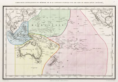 Mapa do Oceano Pacífico de John Pardon
