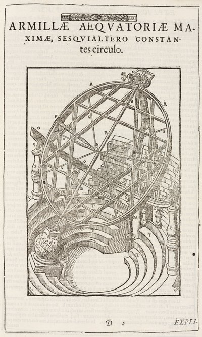 Os círculos equatoriais de Tycho Brahe, depois de 1580 de John Pardon