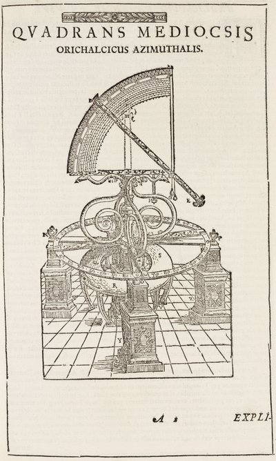 Quadrante de Tycho Brahe (invertido), c 1577 de John Pardon
