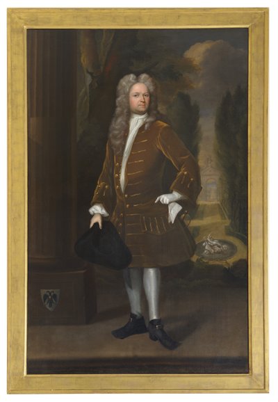 William Stukeley, c.1726 (óleo sobre tela) de Richard (attr. to) Collins