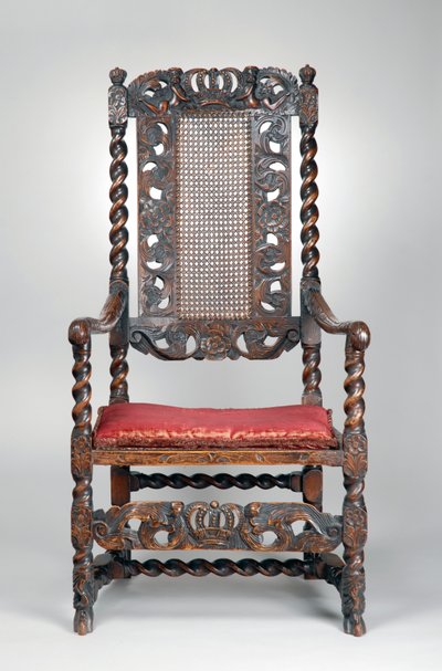 Poltrona, c.1680 (nogueira) de Richard (attr. to) Price