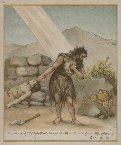 Caim, tendo acabado de matar Abel de Richard Andre