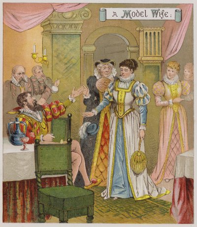Ilustração para A Domesticação da Musa (chromolitho) de Richard Andre