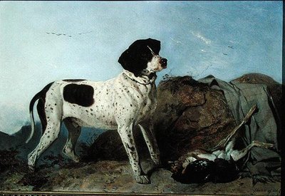 Old Jack - A Pointer (óleo sobre tela) de Richard Ansdell