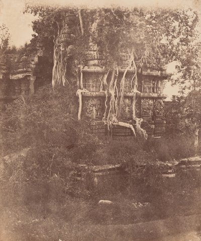 Templo em Hallibeed, Índia, 1856-1857 (foto) de Richard Banner Oakeley