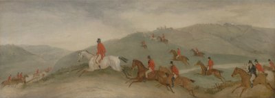 Foxhunting: Road Riders ou Funkers (óleo sobre tela) de Richard Barrett Davis