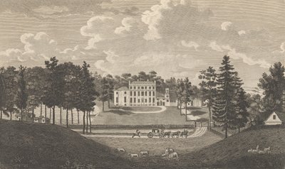 Bradborne, perto de Sevenoke, no condado de Kent, de Edward Hasted, The History and..., 1777-90. de Richard Bernard Godfrey
