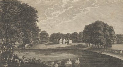 Chilston, no Condado de Kent, de Edward Hasted, The History and..., 1777-90. de Richard Bernard Godfrey