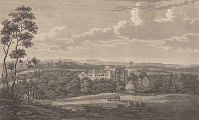 Castelo de Hever no Condado de Kent, de Edward Hasted, The History and Topographic..., 1777-90. de Richard Bernard Godfrey