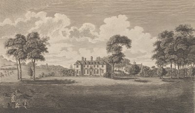 Yotes Place no Condado de Kent, de Edward Hasted, The History and To..., 1790. de Richard Bernard Godfrey
