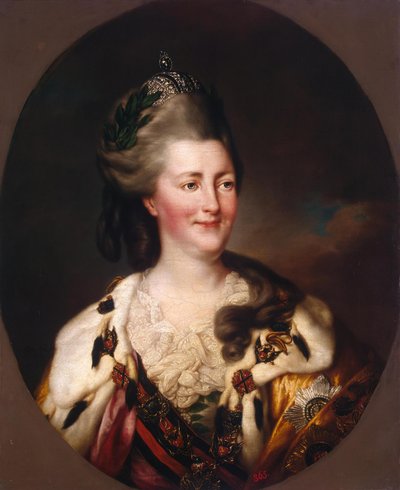 Retrato de Catarina II de Richard Brompton