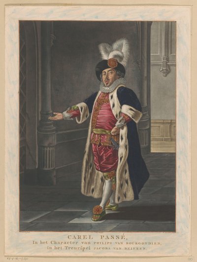 Retrato de Carel Passé como Filipe o Bom
Carel Passé, na personagem de Filipe de Borgonha (título sobre o objecto) de Richard Brookshaw