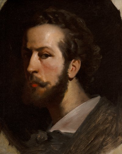 Frederic Leighton, c.1860 (óleo sobre tela) de Richard Buckner