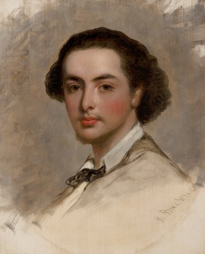 Autorretrato, c.1840 (óleo sobre tela) de Richard Buckner