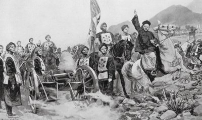 A Guerra Chino-Japonesa de Richard Caton II (after) Woodville