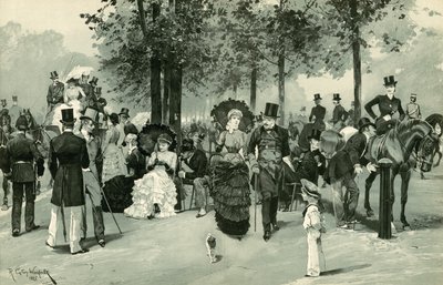 Na fila, Hyde Park de Richard Caton Woodville