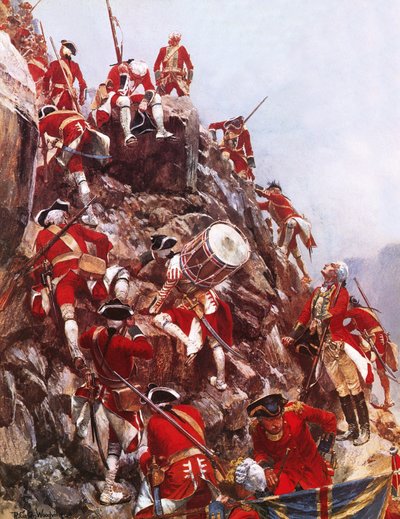 Escalada das Alturas de Abraão de Richard Caton Woodville
