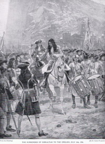 A rendição de Gibraltar, c.1910 de Richard Caton Woodville