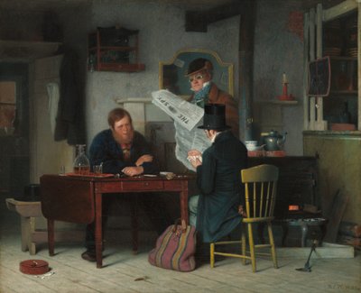Esperando o Palco, 1851. de Richard Caton Woodville