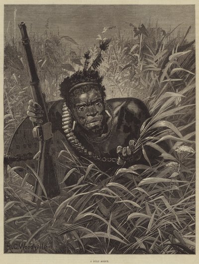 Um zulu scout de Richard Caton Woodville junior