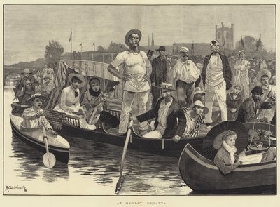 Na Regata de Henley de Richard Caton Woodville junior