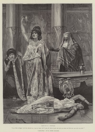 Cleópatra, por H Rider Haggard de Richard Caton Woodville junior