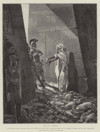 Cleópatra, por H Rider Haggard de Richard Caton Woodville junior