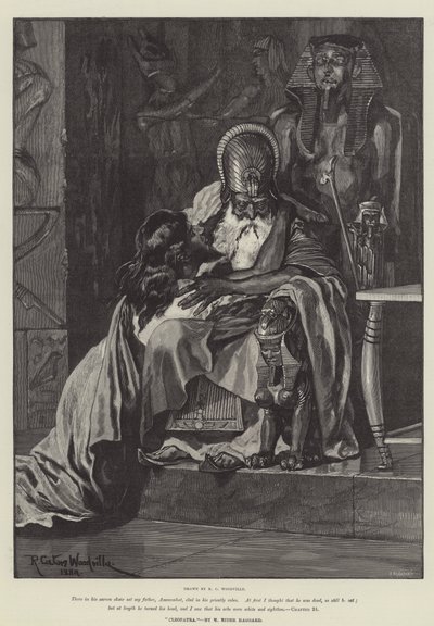 Cleópatra, por H Rider Haggard de Richard Caton Woodville junior