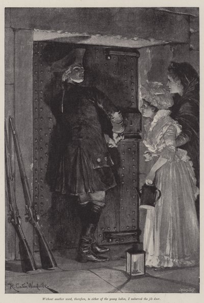 Ilustração para um coronel do Império, por Emily Lawless de Richard Caton Woodville junior