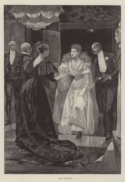 Chegadas tardias de Richard Caton Woodville junior