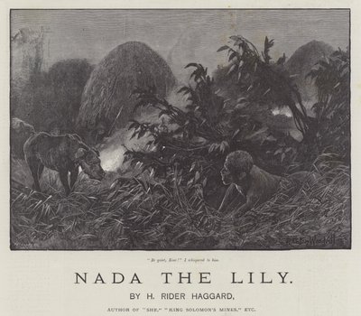 Nada o lírio, por H Rider Haggard de Richard Caton Woodville junior