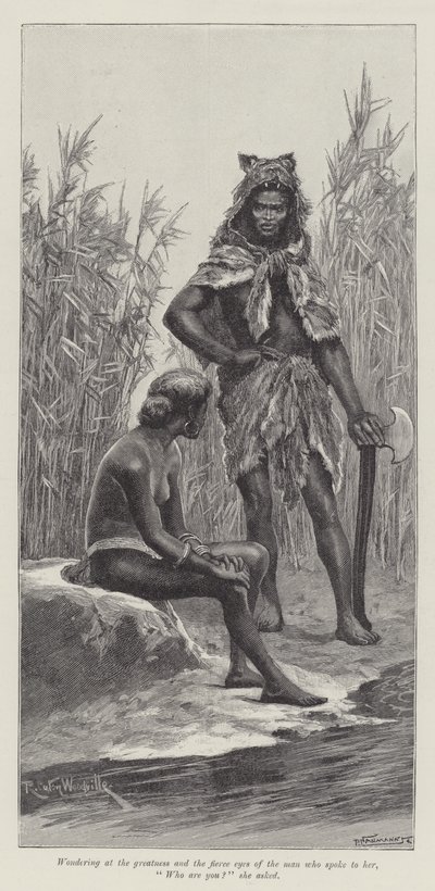 Nada o lírio, por H Rider Haggard de Richard Caton Woodville junior