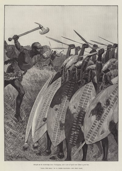 Nada o lírio, por H Rider Haggard de Richard Caton Woodville junior