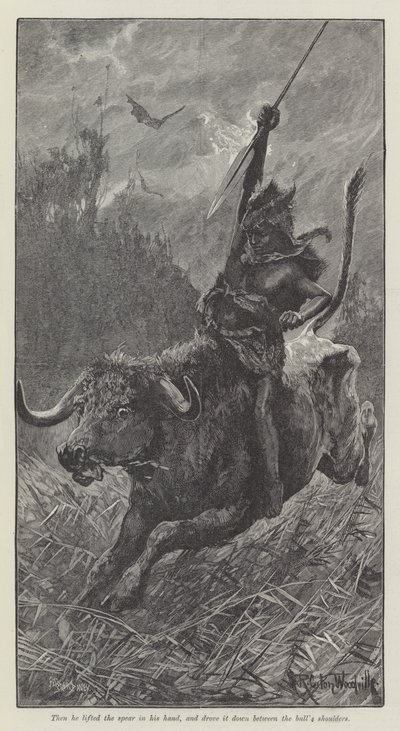 Nada o lírio, por H Rider Haggard de Richard Caton Woodville junior