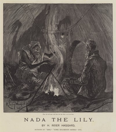 Nada o lírio, por H Rider Haggard de Richard Caton Woodville junior