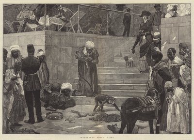 Shepheard&39;s Hotel, Cairo de Richard Caton Woodville junior