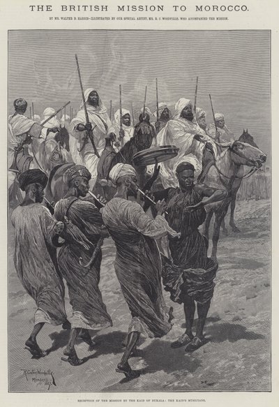 A missão britânica a Marrocos de Richard Caton Woodville junior