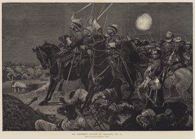 A cavalaria do agregado familiar em Kassassin, 28 de agosto de Richard Caton Woodville junior
