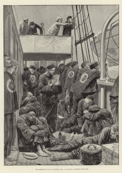 A guerra iminente na Ásia Oriental de Richard Caton Woodville junior