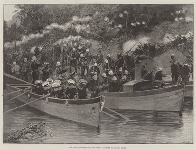 A luta recente na Gâmbia, emboscada em Madini Creek de Richard Caton Woodville junior