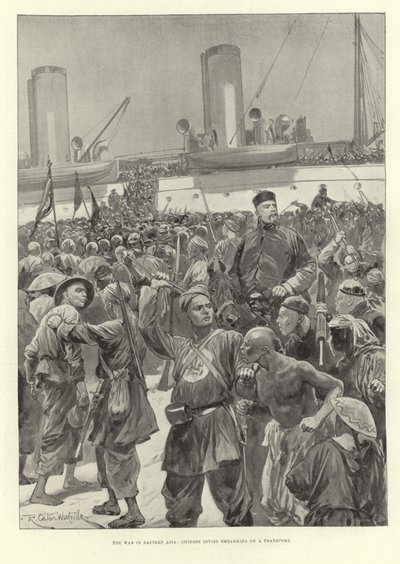 A guerra na Ásia Oriental de Richard Caton Woodville junior