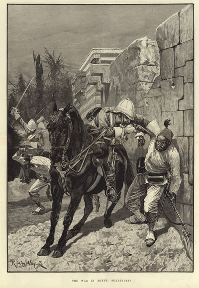 A guerra no Egito: rendição! de Richard Caton Woodville junior