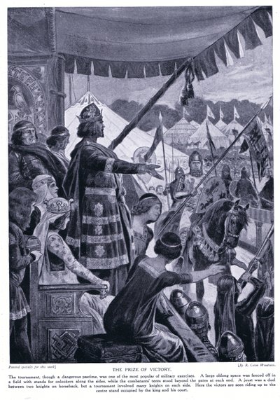 O prêmio da vitória, de 1920 de Richard Caton Woodville junior