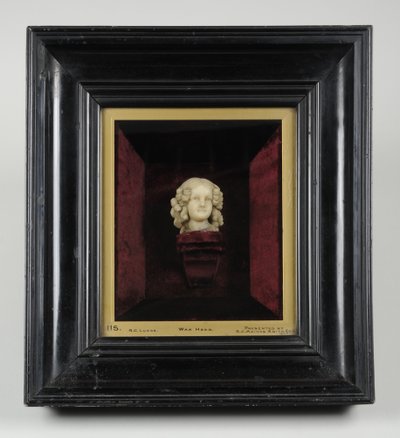 Busto de menina, c.1850 (cera) de Richard Cockle Lucas