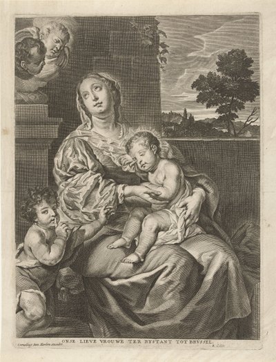 A Madonna com a Criança Adormecida e João Baptista
Onse lieve Vrouwe ter bystant tot Brvssel (título sobre o objecto) de Richard Collin