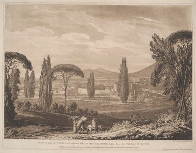 Vista de Parte de Tivoli e Colinas Adjacentes de Richard Cooper the Elder