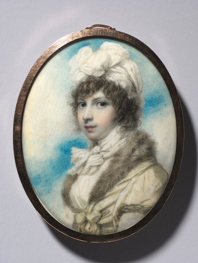 Retrato do Exmo. Anne Annesley, mais tarde condessa de Mountnorris, c. 1800. de Richard Cosway