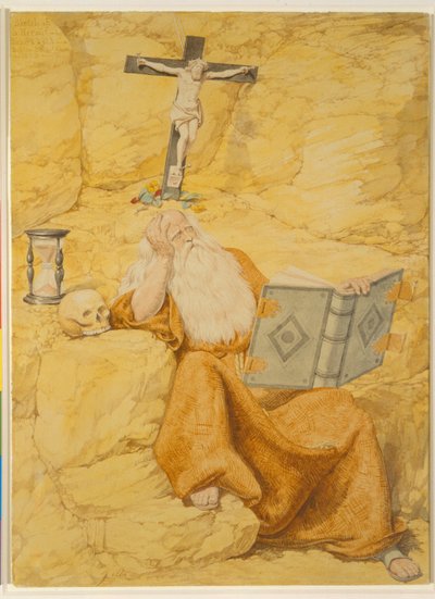 Um eremita de 1853 de Richard Dadd