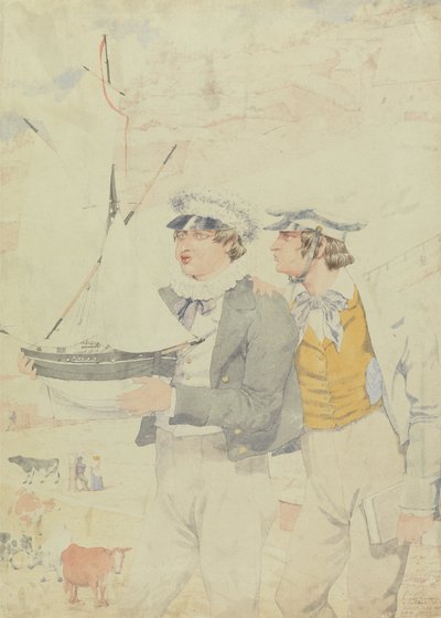 Membros Juvenis do Yacht Club de Richard Dadd