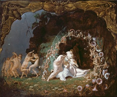 Titânia dormindo de Richard Dadd